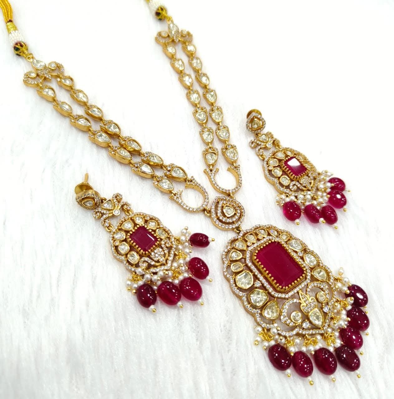 RUBY MOSSAINATE NECKLACE SET