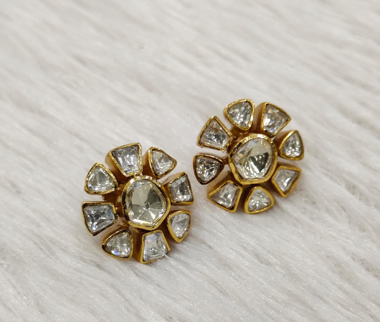 Royal MOSSAINATE Cluster Stud Earrings