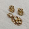 Luxury Kundan Pendant Set – Gold Plated with American Diamonds